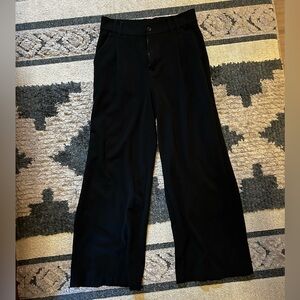 American Eagle Black Wide Leg Pants